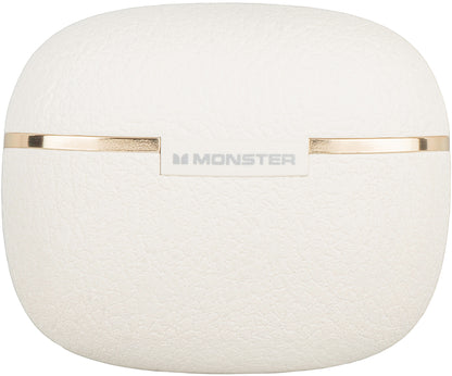 Kit mains libres Bluetooth Monster Clarity 200, TWS, ANC, Crème Clair