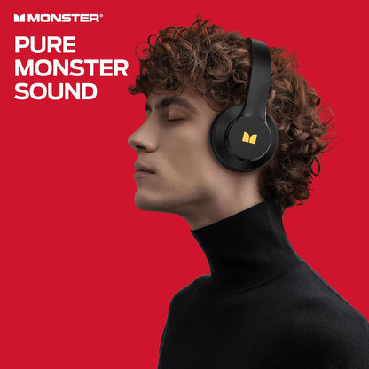 Kit mains libres Bluetooth Monster Mission 100, MultiPoint, A2DP, ANC, Noir