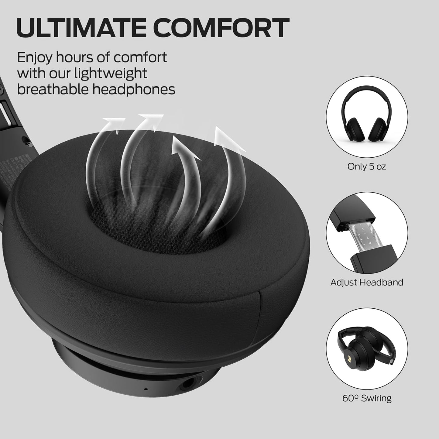 Kit mains libres Bluetooth Monster Mission 100, MultiPoint, A2DP, ANC, Noir