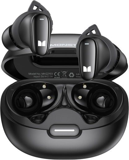Bluetooth-Headset Monster N-Lite 206, TWS, Schwarz