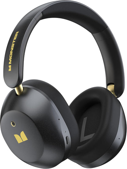 Bluetooth-Headset Monster Persona 6th, MultiPoint, A2DP, ANC, Schwarz