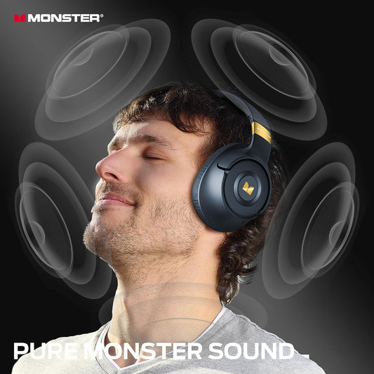 Kit mains libres Bluetooth Monster Persona SE, A2DP, ANC, Bleu