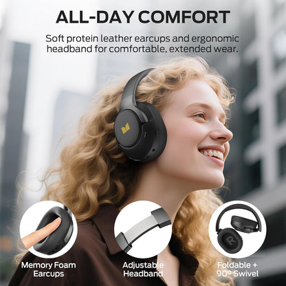 Bluetooth-Freisprecheinrichtung Monster Persona 5th, MultiPoint, A2DP, ANC, Schwarz