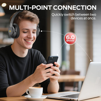 Bluetooth-Freisprecheinrichtung Monster Persona 5th, MultiPoint, A2DP, ANC, Schwarz