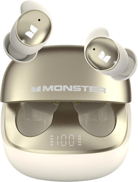 Kit mains libres Bluetooth Monster Sleep Ear200, TWS, ANC, Or