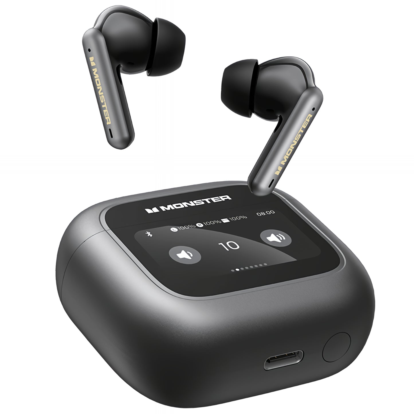 Bluetooth-Freisprecheinrichtung Monster TH300, TWS, Schwarz