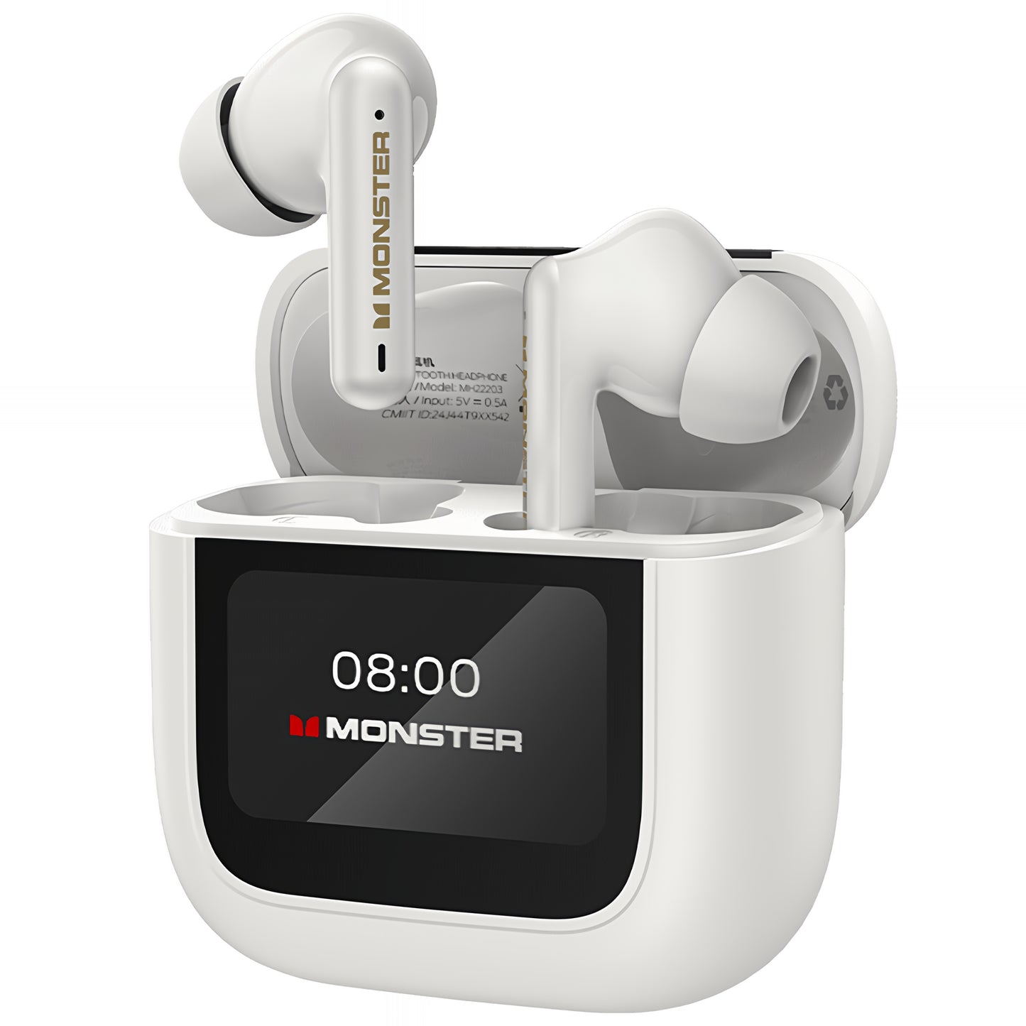 Bluetooth-Headset Monster TH300, TWS, Weiß