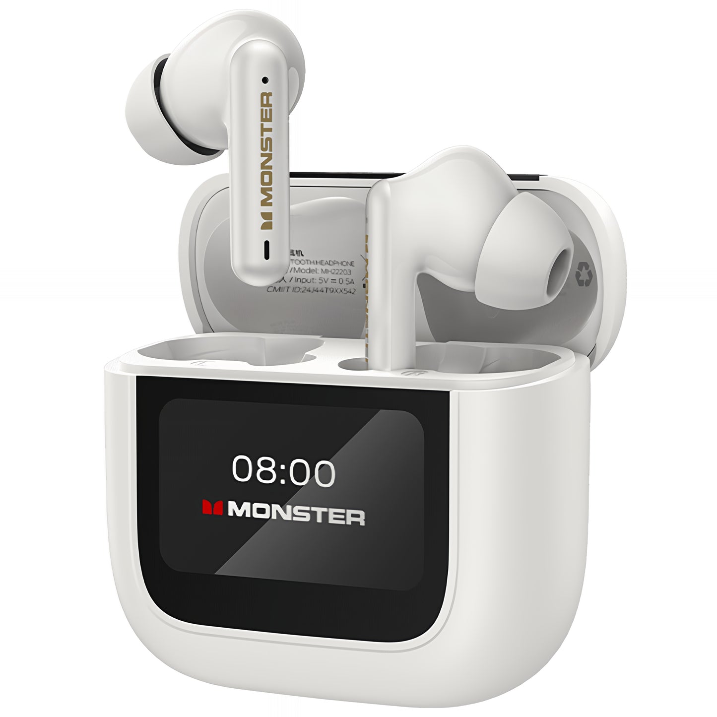 Bluetooth-Headset Monster TH300, TWS, Weiß