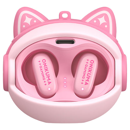 Casque Bluetooth mains libres Onikuma TX603, TWS, Rose