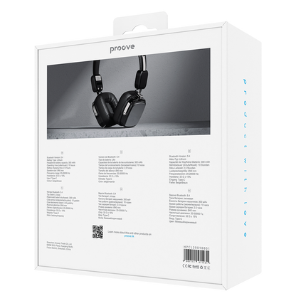 Kit mains libres Bluetooth Proove 70's Classic II, A2DP, Noir