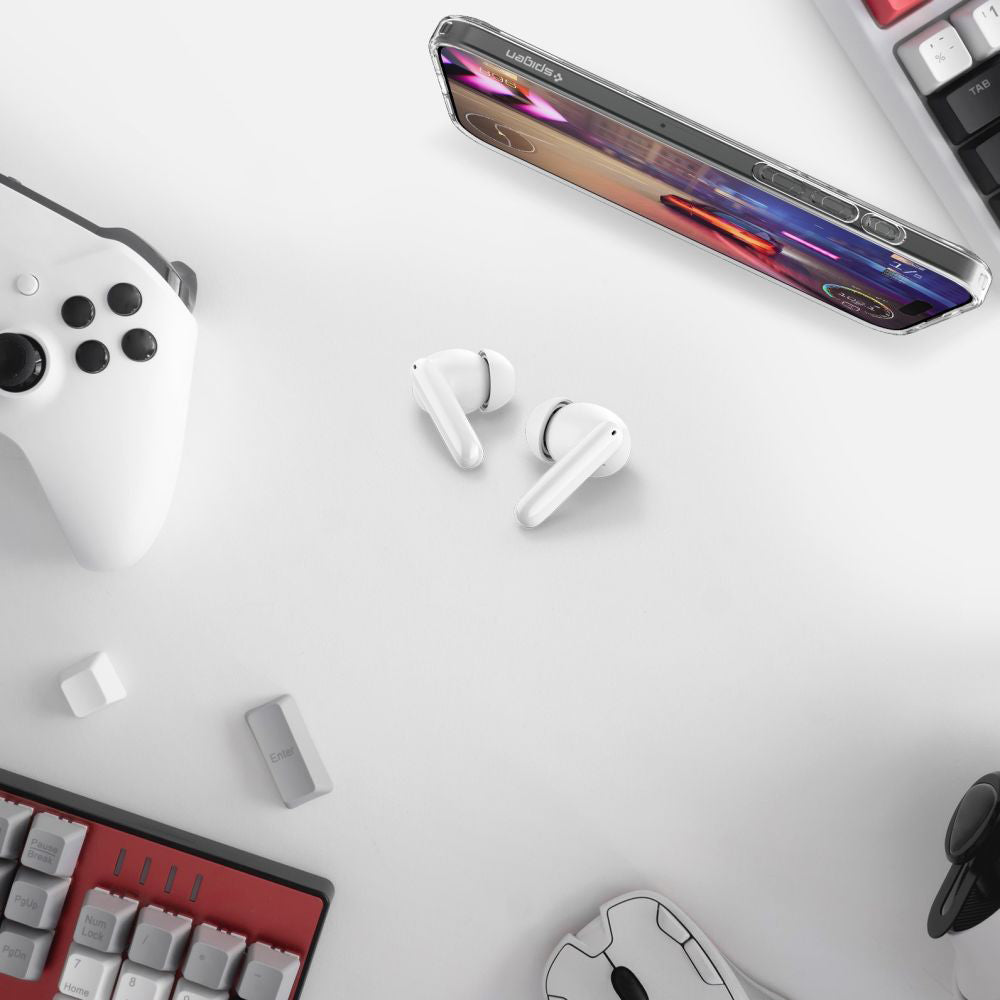 Handsfree Bluetooth Spigen SA2400, TWS, ANC, Schwarz