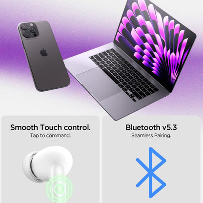 Handsfree Bluetooth Spigen SA2400, TWS, ANC, Schwarz