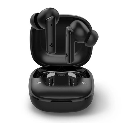 Handsfree Bluetooth Spigen SA2402, TWS, ANC, Schwarz ASD07888