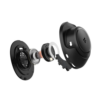 Handsfree Bluetooth Spigen SA2403, A2DP, ANC, Schwarz ASD09691