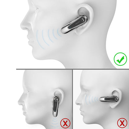 Kit mains libres Bluetooth Techsuit CB2 AirTalk, A2DP, Noir