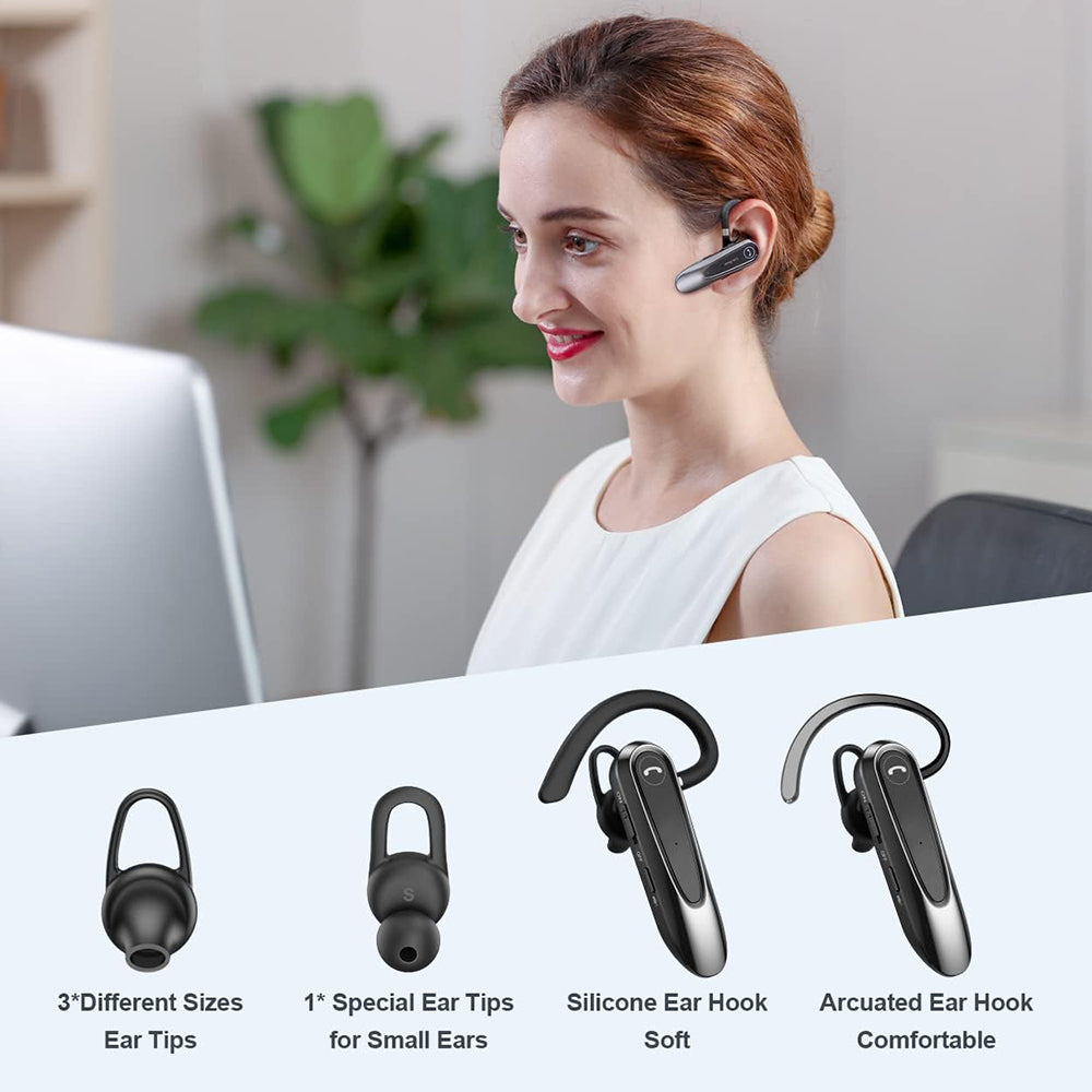 Handsfree Bluetooth Techsuit CB2 AirTalk, A2DP, Black
