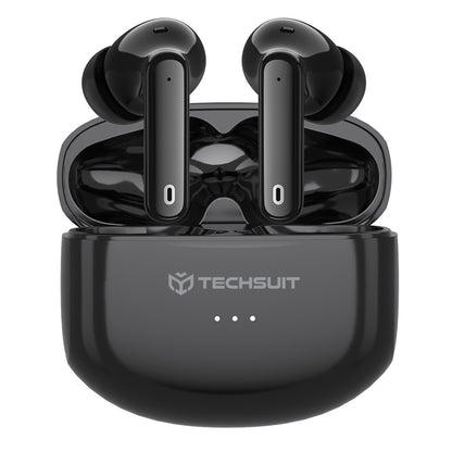 Handsfree Bluetooth Techsuit CW1 Audira Pro, TWS, ANC, Schwarz