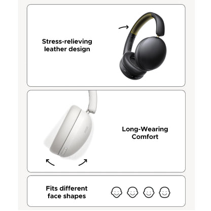 Bluetooth-Freisprecheinrichtung UGREEN HiTune Max 2 HP205, MultiPoint, A2DP, ANC, Schwarz