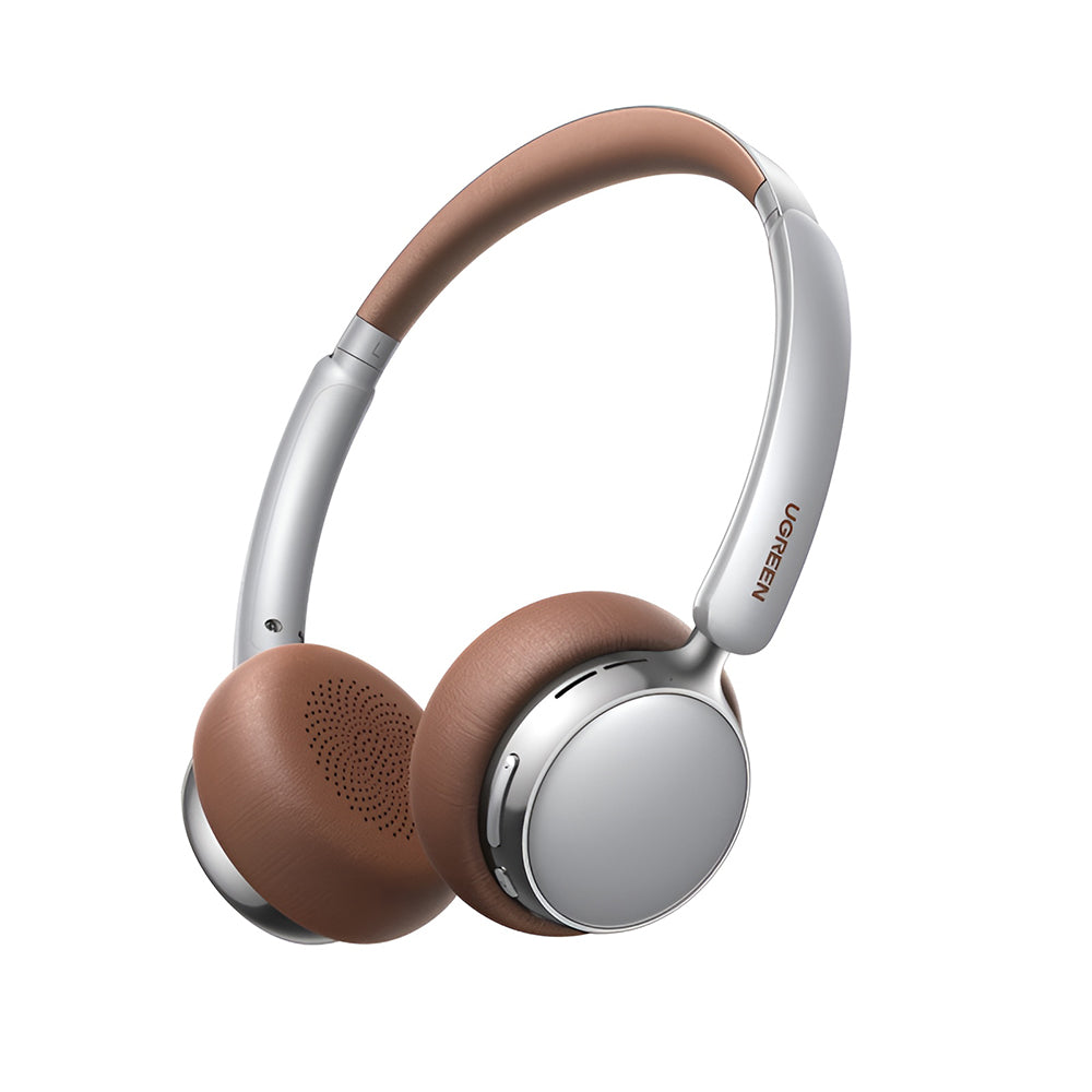 Casque Bluetooth mains libres UGREEN HiTune Studio Plus HP207, A2DP, ANC, Marron