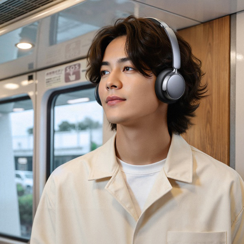 Casque Bluetooth mains libres UGREEN HiTune Studio Plus HP207, A2DP, ANC, Marron