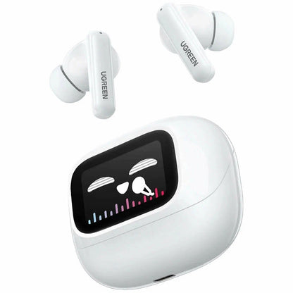 Kit mains libres Bluetooth UGREEN HiTune T6 Magic WS211, TWS, ANC, MultiPoint, Blanc