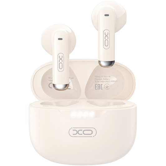 Kit mains libres Bluetooth XO Design G50, TWS, Beige