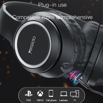 Kit mains libres Bluetooth Yesido EP03, A2DP, Noir