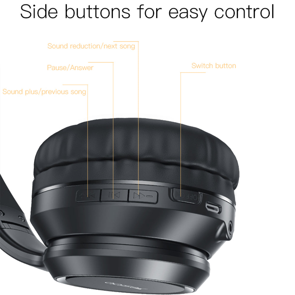 Kit mains libres Bluetooth Yesido EP03, A2DP, Noir
