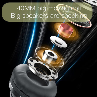 Kit mains libres Bluetooth Yesido EP03, A2DP, Noir