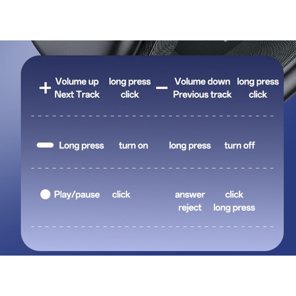 Kit mains libres Bluetooth Yesido EP10, A2DP, Noir