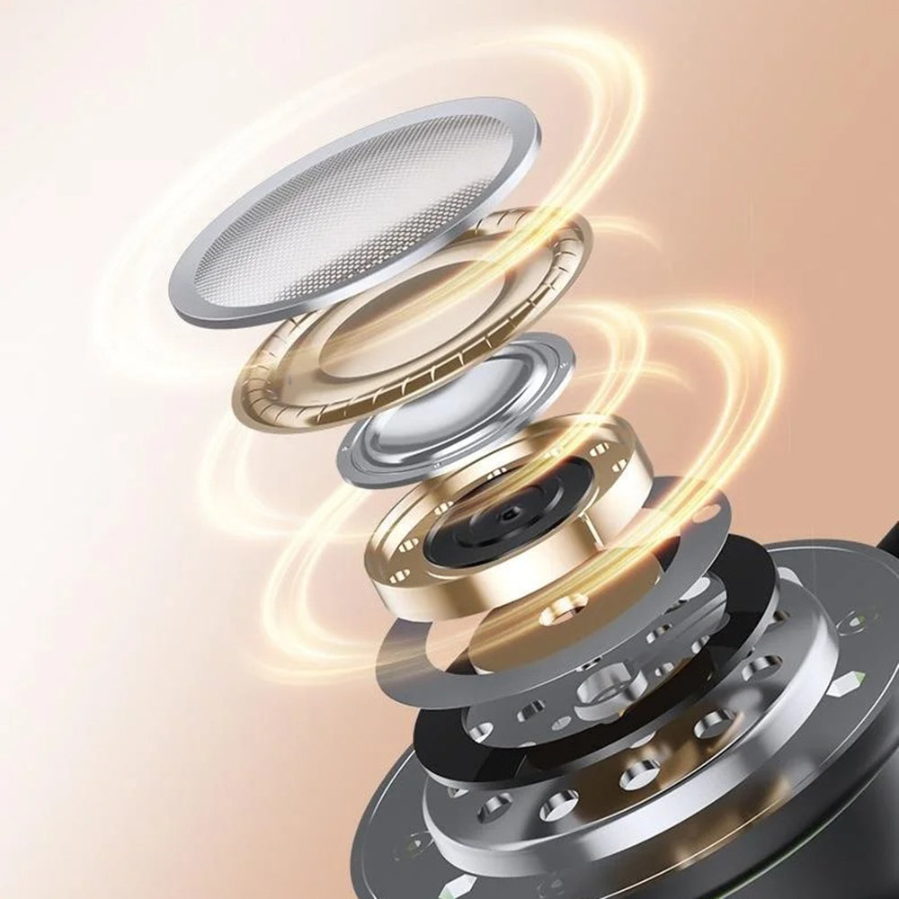 Kit mains libres Bluetooth Yesido EP15 Kids, A2DP, Noir