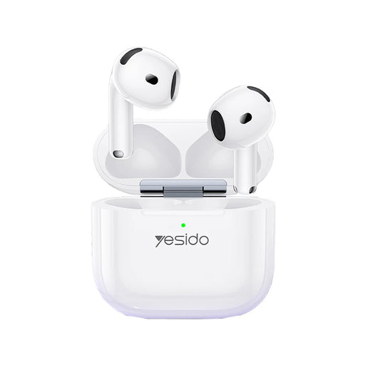 Handsfree Bluetooth Yesido TWS32, TWS, ANC, Weiß