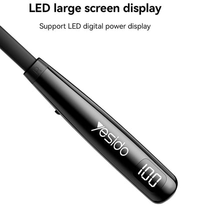 Kit mains libres Bluetooth Yesido YSP22, A2DP, Noir