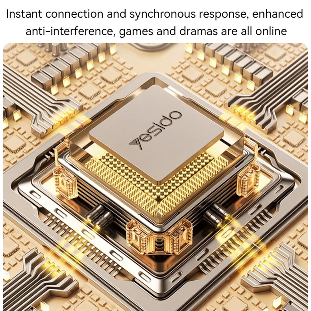 Kit mains libres Bluetooth Yesido YSP22, A2DP, Noir