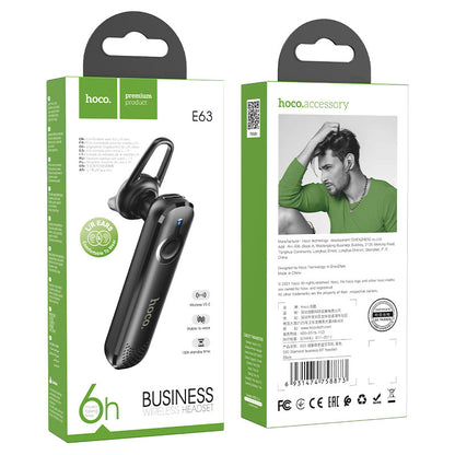 Kit mains libres Bluetooth HOCO E63 Diamond, A2DP, Noir