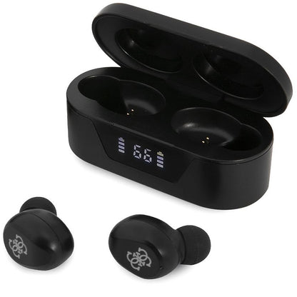 Kit mains libres Bluetooth Guess Classic Logo, TWS, Noir