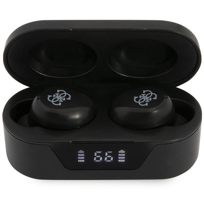 Kit mains libres Bluetooth Guess Classic Logo, TWS, Noir