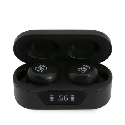Kit mains libres Bluetooth Guess Classic Logo, TWS, Noir
