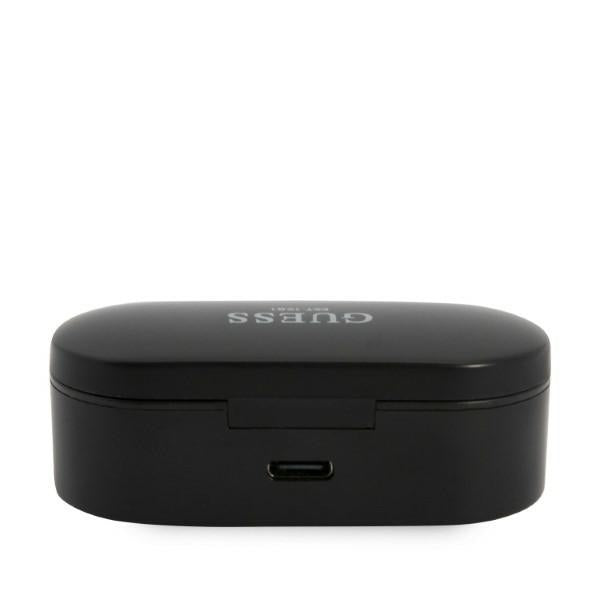 Kit mains libres Bluetooth Guess Classic Logo, TWS, Noir