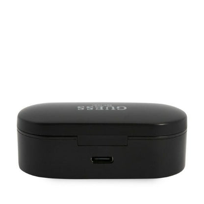 Kit mains libres Bluetooth Guess Classic Logo, TWS, Noir