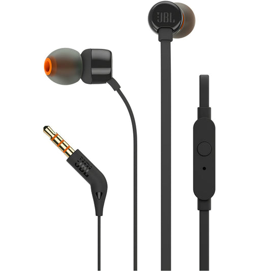 JBL T110 In-Ear Kopfhörer 3.5mm | Schwarz | Pure Bass