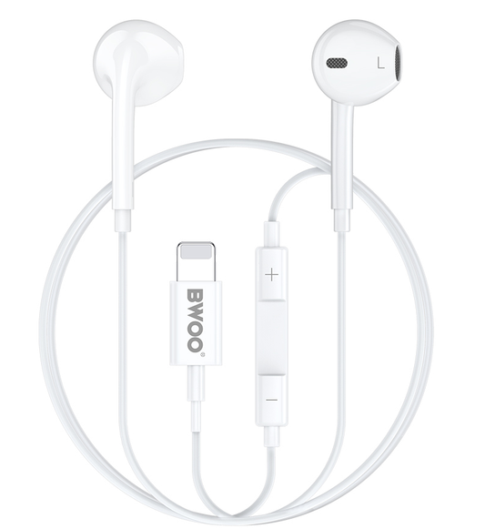 Kit mains libres Lightning BWOO BO-HF179, Blanc