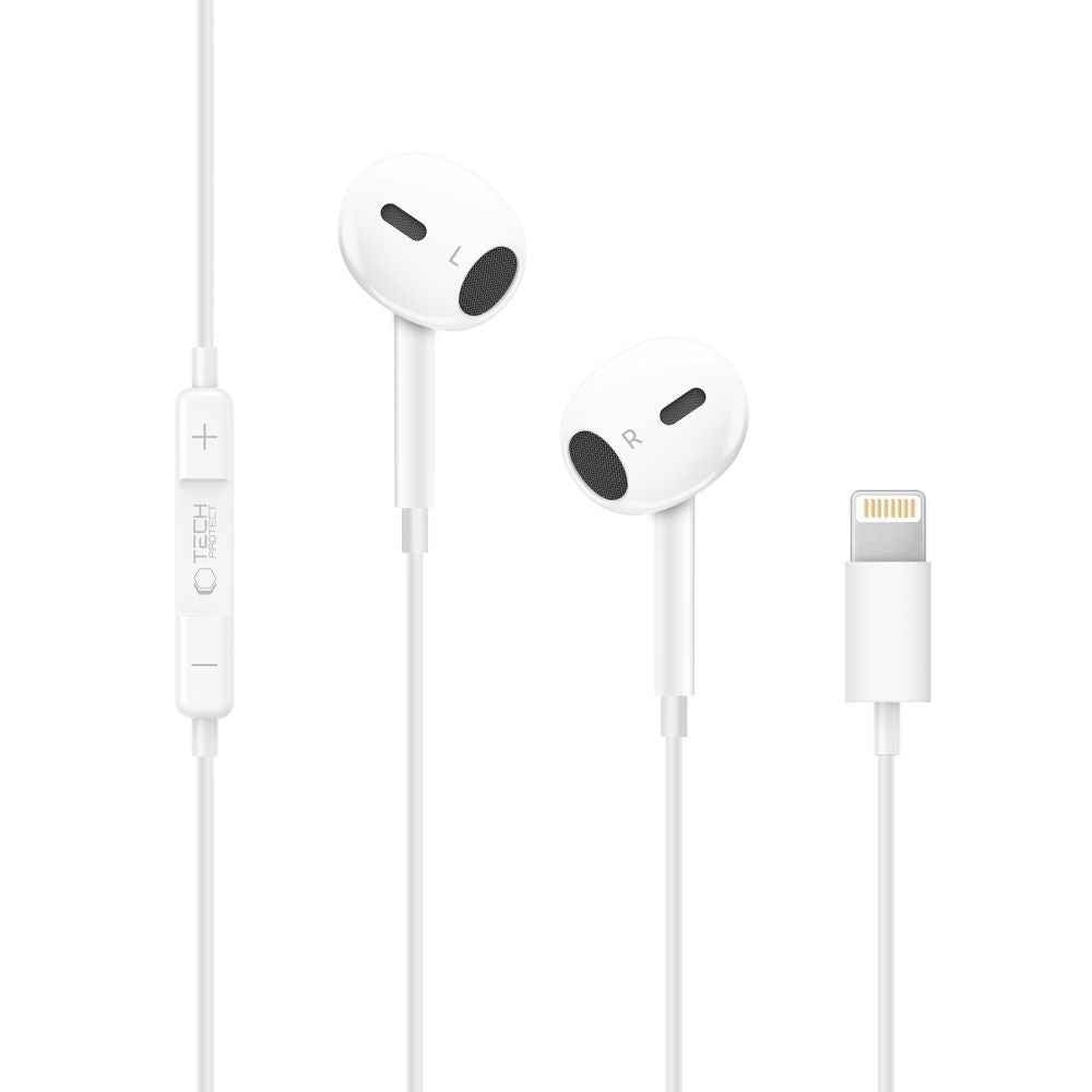 Handsfree Lightning Tech-Protect Ultraboost Core G2, Weiß