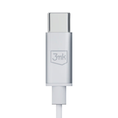 Kit mains libres USB-C 3MK, blanc 