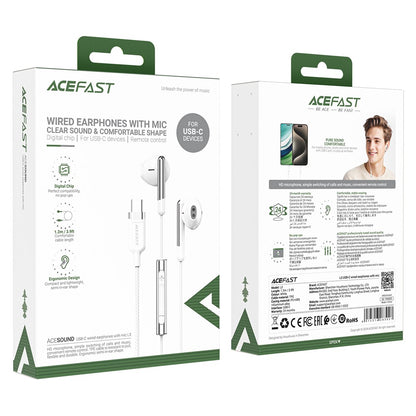 Handsfree USB-C Acefast L3, Weiß