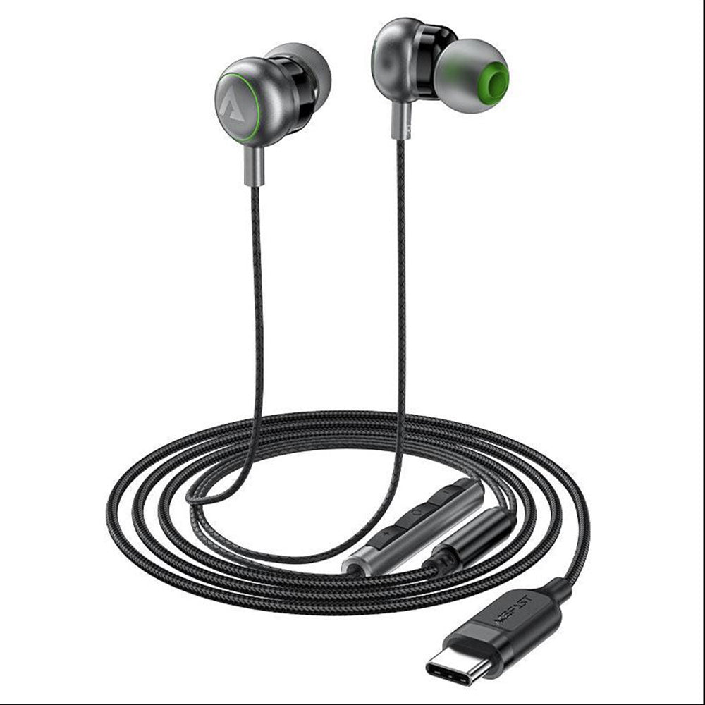 Handsfree USB-C Acefast L5, Schwarz