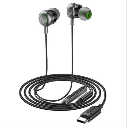 Handsfree USB-C Acefast L5, Schwarz
