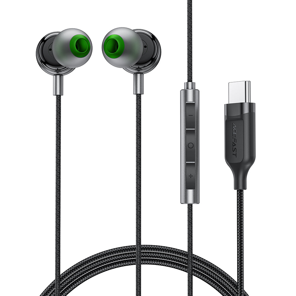 Handsfree USB-C Acefast L5, Schwarz