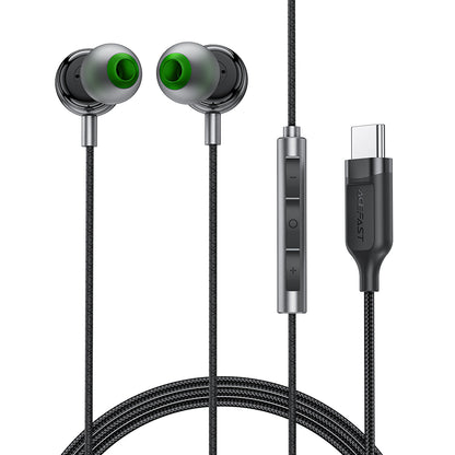 Handsfree USB-C Acefast L5, Schwarz