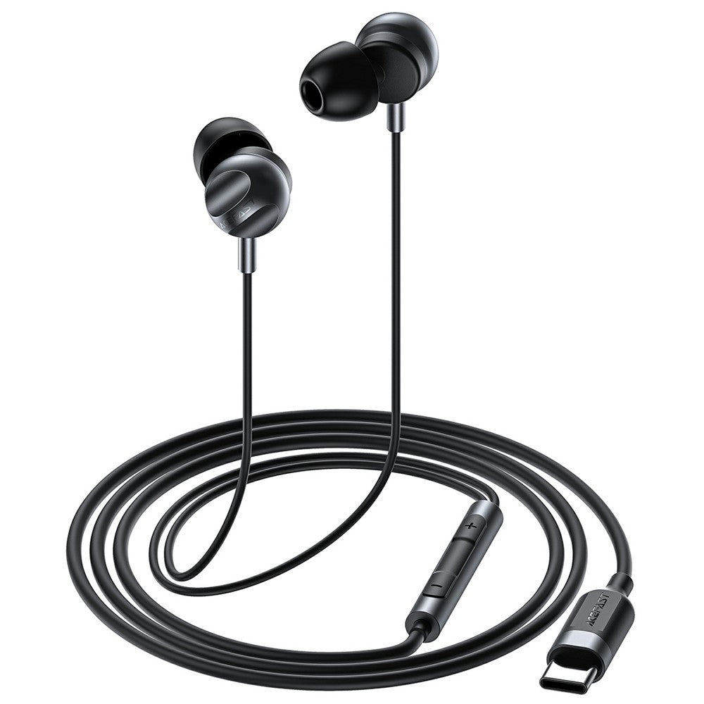 Handsfree USB-C Acefast L6, Schwarz